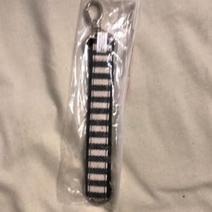 Thirty one Hang it up key fob in twill stripe